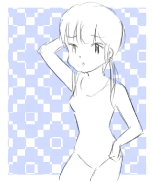新着イラスト「Re: スク水娘さん」by さとぴあ@管理人 09/14 22:25