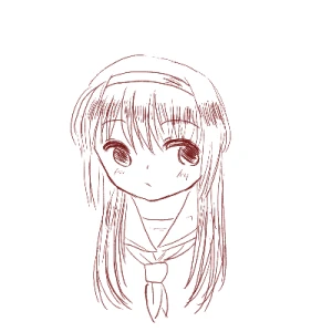 「Re: Re: v!」 イラスト/みるく 練習用お絵かき掲示板
