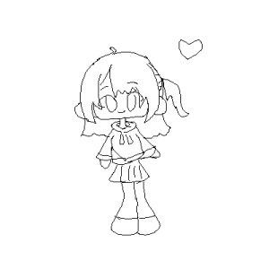 「変なの」イラスト/あーーめ (練習用) 01/16 11:36