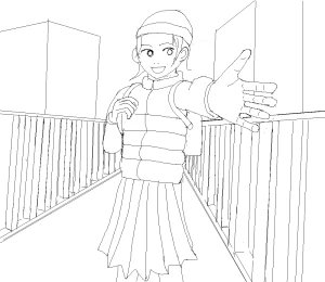 「帰路」イラスト/ベイパーコーン (練習用) 01/16 13:11