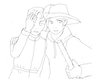 「Re: 帰路」 イラスト/ベイパーコーン 練習用お絵かき掲示板