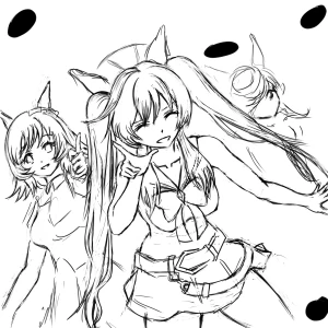 「Re: 無題」 イラスト/  ぬまくら 練習用お絵かき掲示板