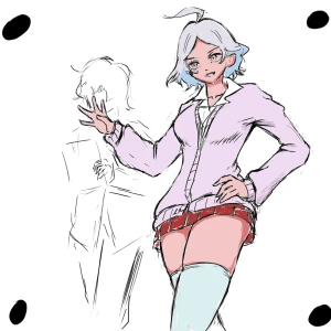 「Re: 無題」 イラスト/  ぬまくら 練習用お絵かき掲示板