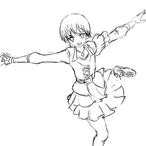 「Re: 無題」 イラスト/  ぬまくら 練習用お絵かき掲示板