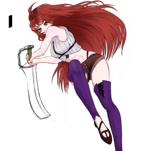 「Re: 無題」イラスト/  ぬまくら (練習用) 03/05 17:48