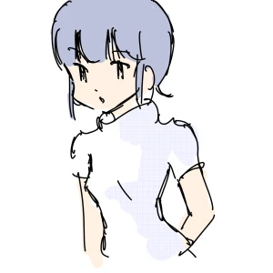 「Re: らくがき娘さん」イラスト/さとぴあ@管理人 (練習用) 03/05 19:04