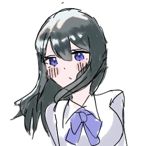 「髪がなびく感じにしたかった落書き」by 桜良 03/20 20:49