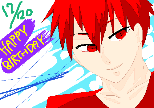 HAPPYBIRTHDAY!　AKASHI! by 赤紅