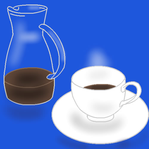 デキャンタサービスのコーヒー by ヤッホー