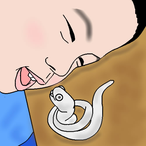 粘土のヘビ by ヤッホー