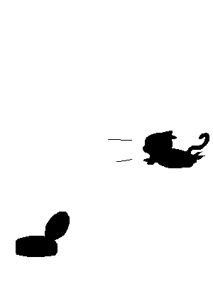 ネコとネコ缶(マグロ) by 通りすがりの絵描き