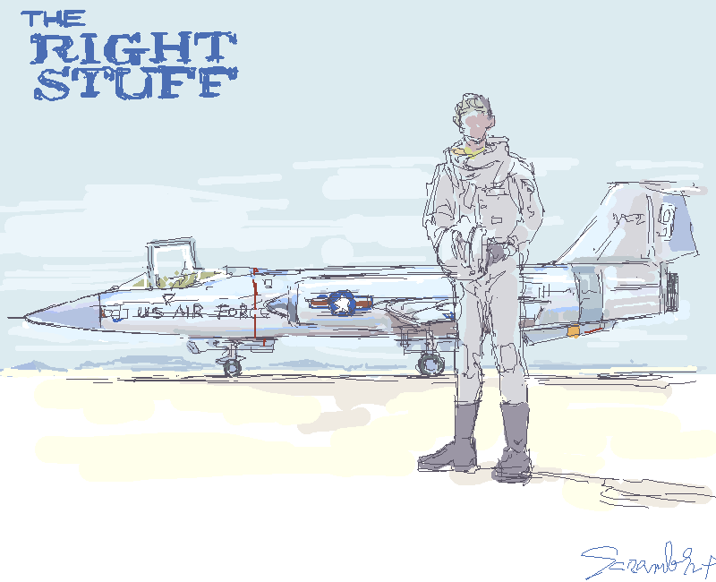 The RIGHT STUFF by scramb924