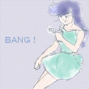 BANG!　/SEASさんのサイトで描いてきた絵 by さとぴあ@管理人