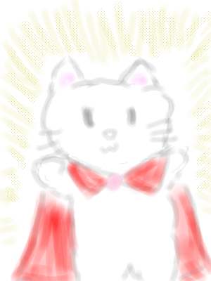 「ヒーロー猫 レッド」イラスト/ふわっちーず2021/09/05 13:42