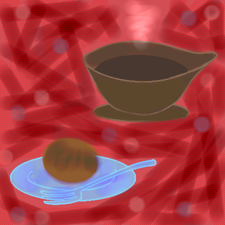 コーヒーとマロングラッセ by ヤッホー