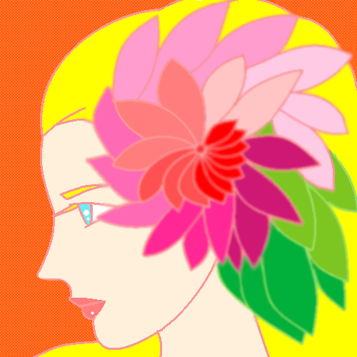 花の髪飾り by ヤッホー 