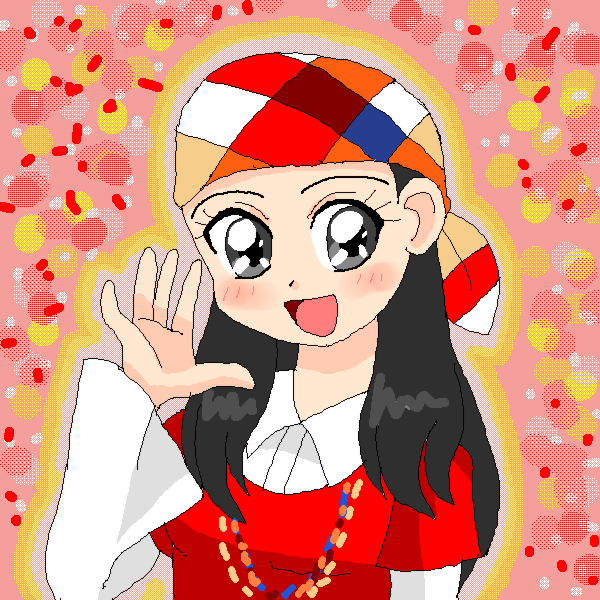 鶴姫 by swaro ( PaintBBS NEO ) 