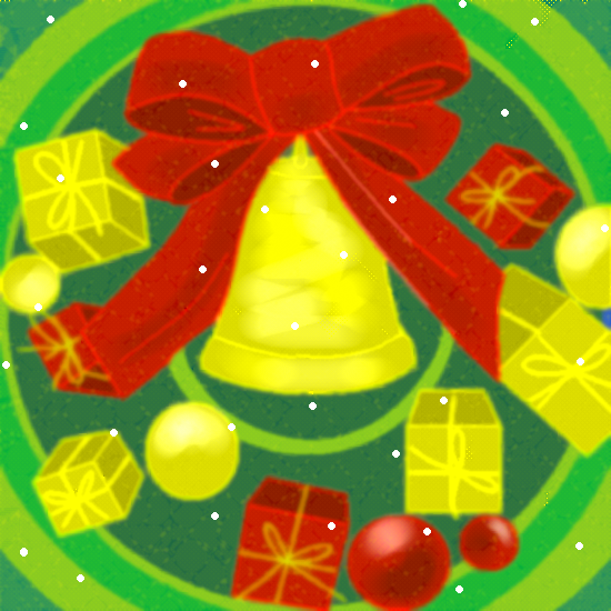 クリスマスリース by ヤッホー ( PaintBBS NEO ) 