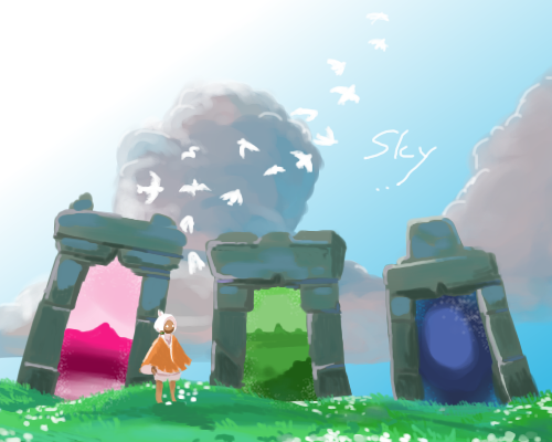 Sky by ゆずこ ( ChickenPaint ) 