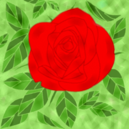 赤いバラ by ヤッホー 