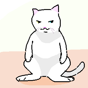 白猫さん。 by ジロー