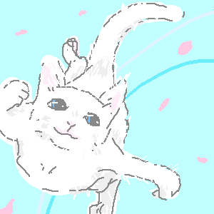 世界フィギュアごっこ猫 by YBスマホ ( PaintBBS NEO ) 