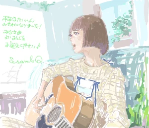 「Re: 無題」イラスト/Q (テーマフリー掲示板 Petit Note) 12/30 12:58