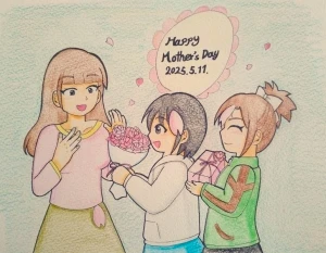 「本日は母の日！」イラスト/マコリン (テーマフリー掲示板) 05/11 20:05