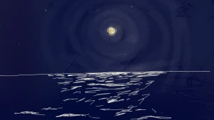 「月」イラスト/akaneko (テーマフリー掲示板) 05/29 9:05