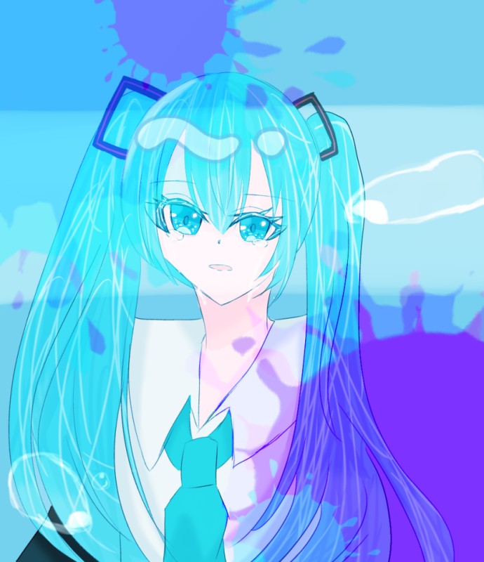 「初音ミク」イラスト/Nao (二次創作掲示板 Petit Note) 11/09 7:01