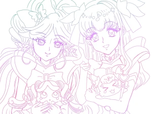 「Re: キュアズキューン♡」イラスト/すみさん (二次創作掲示板) 06/09 23:58