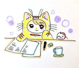 「Re: せちぃねこズスレ②」イラスト/すみさん (オリジナル掲示板) 04/19 8:01