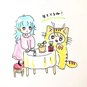 「Re: せちぃねこズスレ③」イラスト/すみさん (オリジナル掲示板) 05/25 8:29