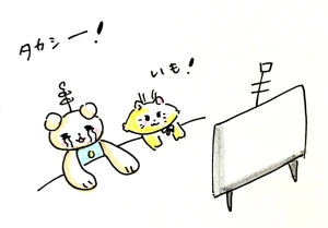 「Re: せちぃねこズスレ③」イラスト/すみさん (オリジナル掲示板) 05/28 8:55