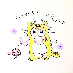 「Re: せちぃねこズスレ③」イラスト/すみさん (オリジナル掲示板) 05/29 8:41