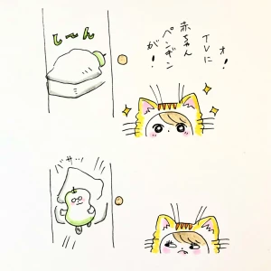 「Re: せちぃねこズスレ④」イラスト/すみさん (オリジナル掲示板) 06/30 7:51