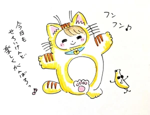「Re: せちぃねこズスレ④」イラスト/すみさん (オリジナル掲示板) 06/30 8:35