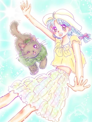 「Re: せちぃねこズスレ④」イラスト/すみさん (オリジナル掲示板) 07/23 0:36