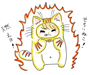 「Re: せちぃねこズスレ⑥」イラスト/すみさん (オリジナル掲示板) 10/02 8:22
