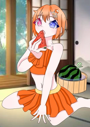 「初投稿ですぜ！」イラスト/ゴミ絵師ムノウ (オリジナル掲示板) 11/27 17:19