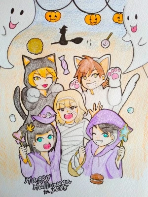「ハッピーハロウィンin 2025!」by マコリン 10/31 20:48 新着イラスト「ハッピーハロウィンin 2025!」by マコリン 10/31 20:48
