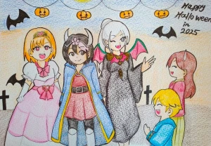 「Re: ハッピーハロウィンin 2025!」by マコリン 10/31 21:01 新着イラスト「Re: ハッピーハロウィンin 2025!」by マコリン 10/31 21:01