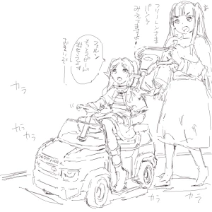 新着イラスト「Re: 絵しりとり ～ ５周目。」by Q 11/01 22:17