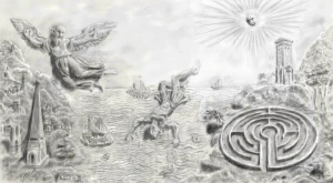 「絵しりとり ～ ６周目。」 イラスト/みちる イベント掲示板